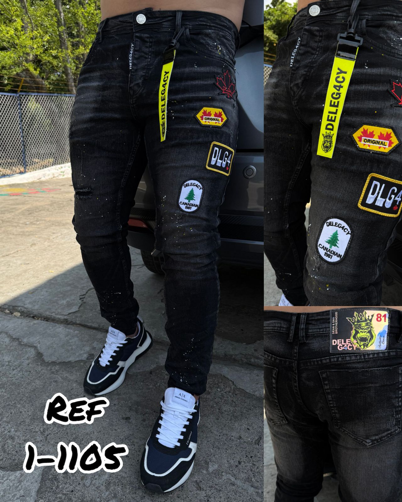 Jeans urbano slim 1-1105