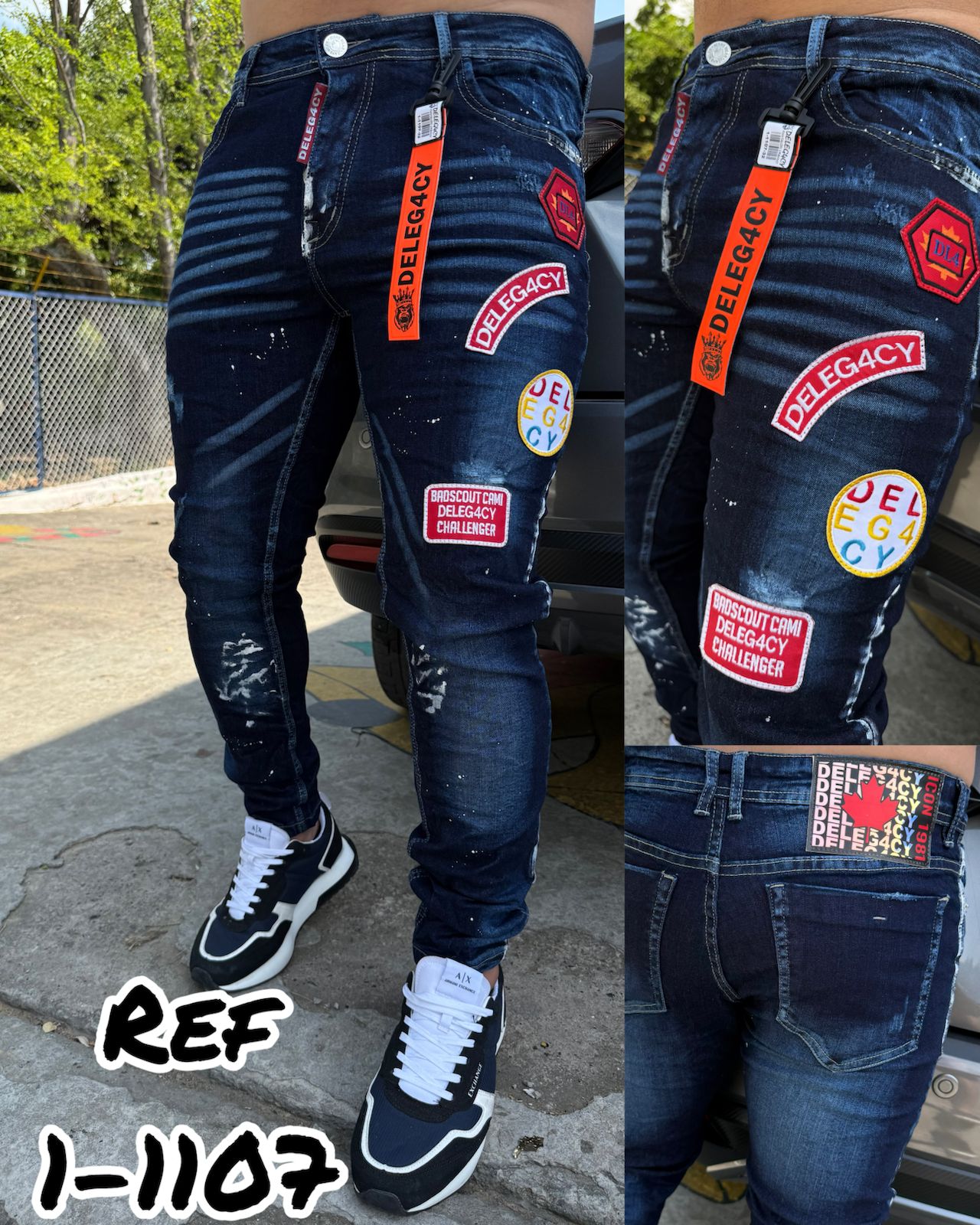 Jeans urbano slim 1-1107