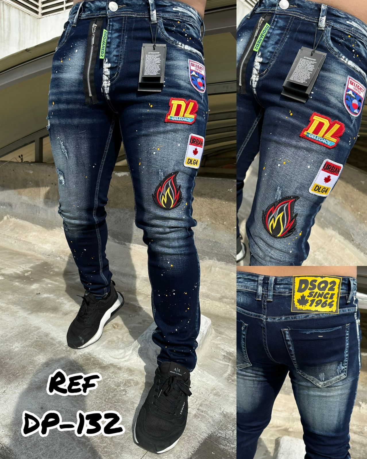 Jeans urbano slim DP-132