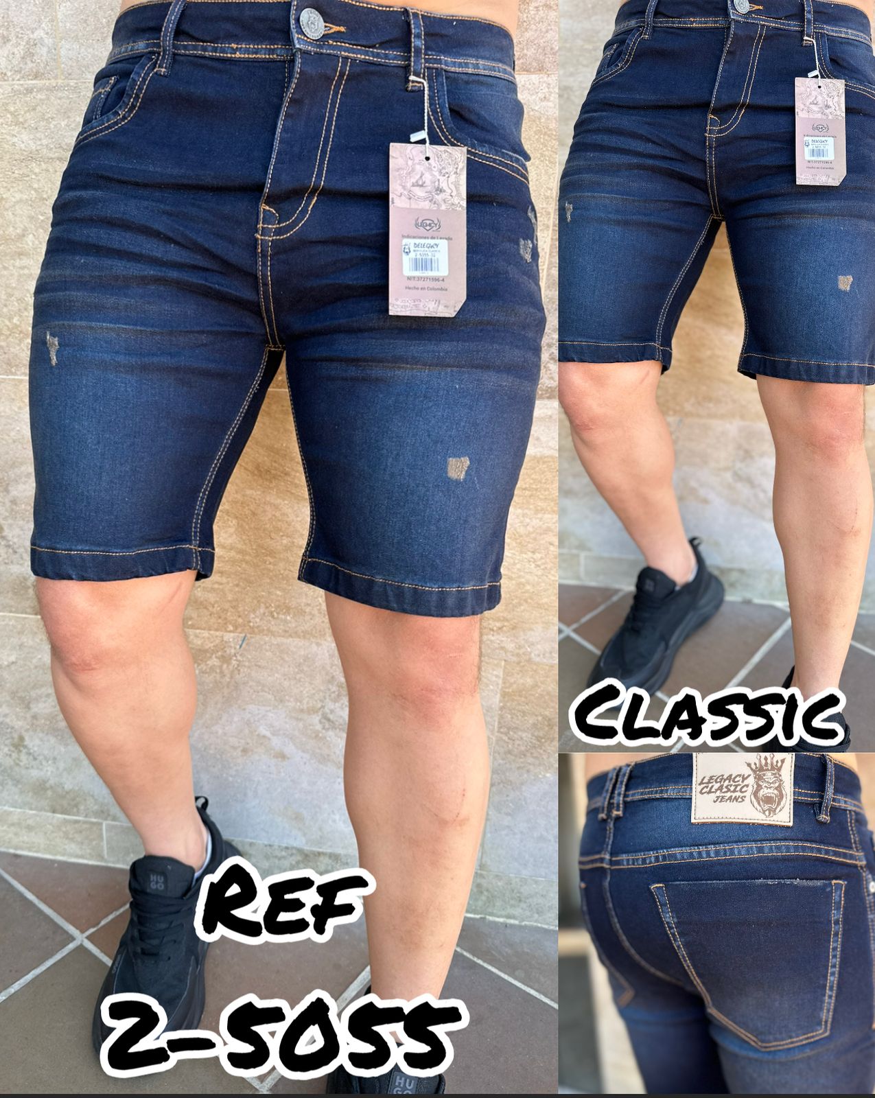 Bermuda clásica slim 2-5055