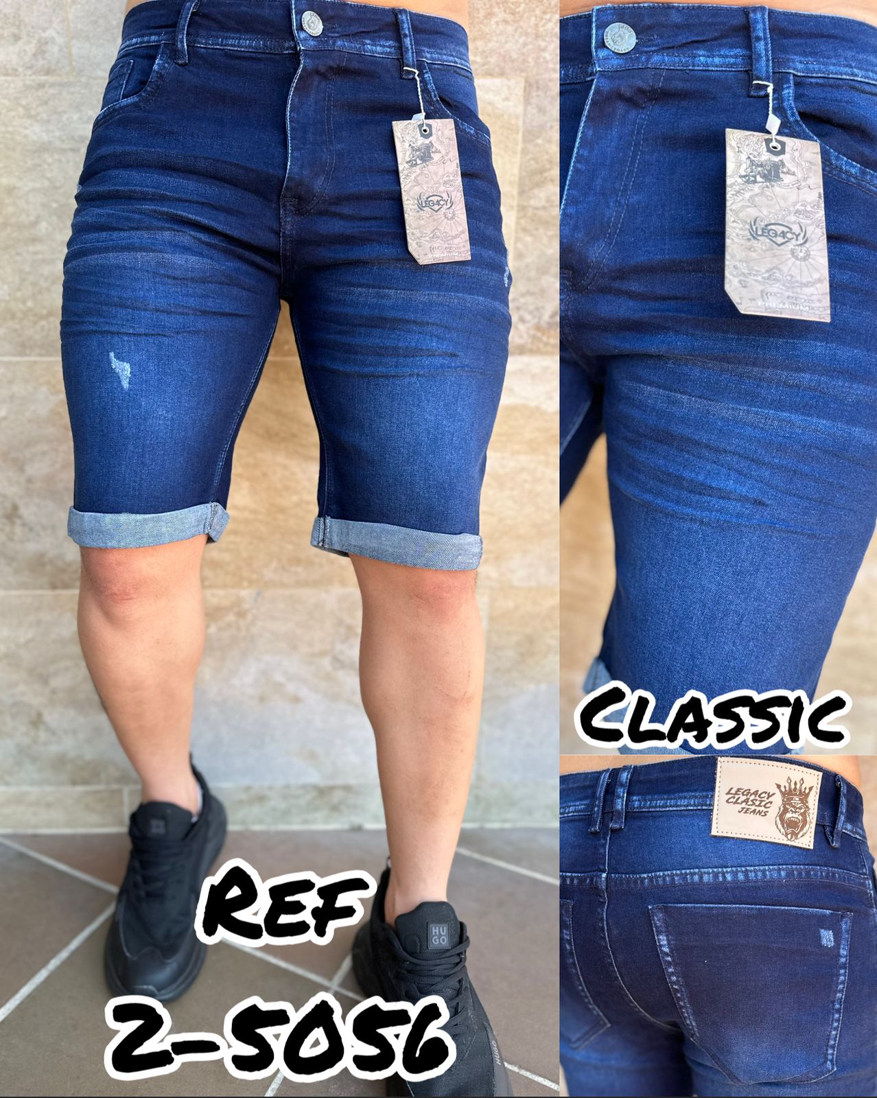 Bermuda clásica slim 2-5056