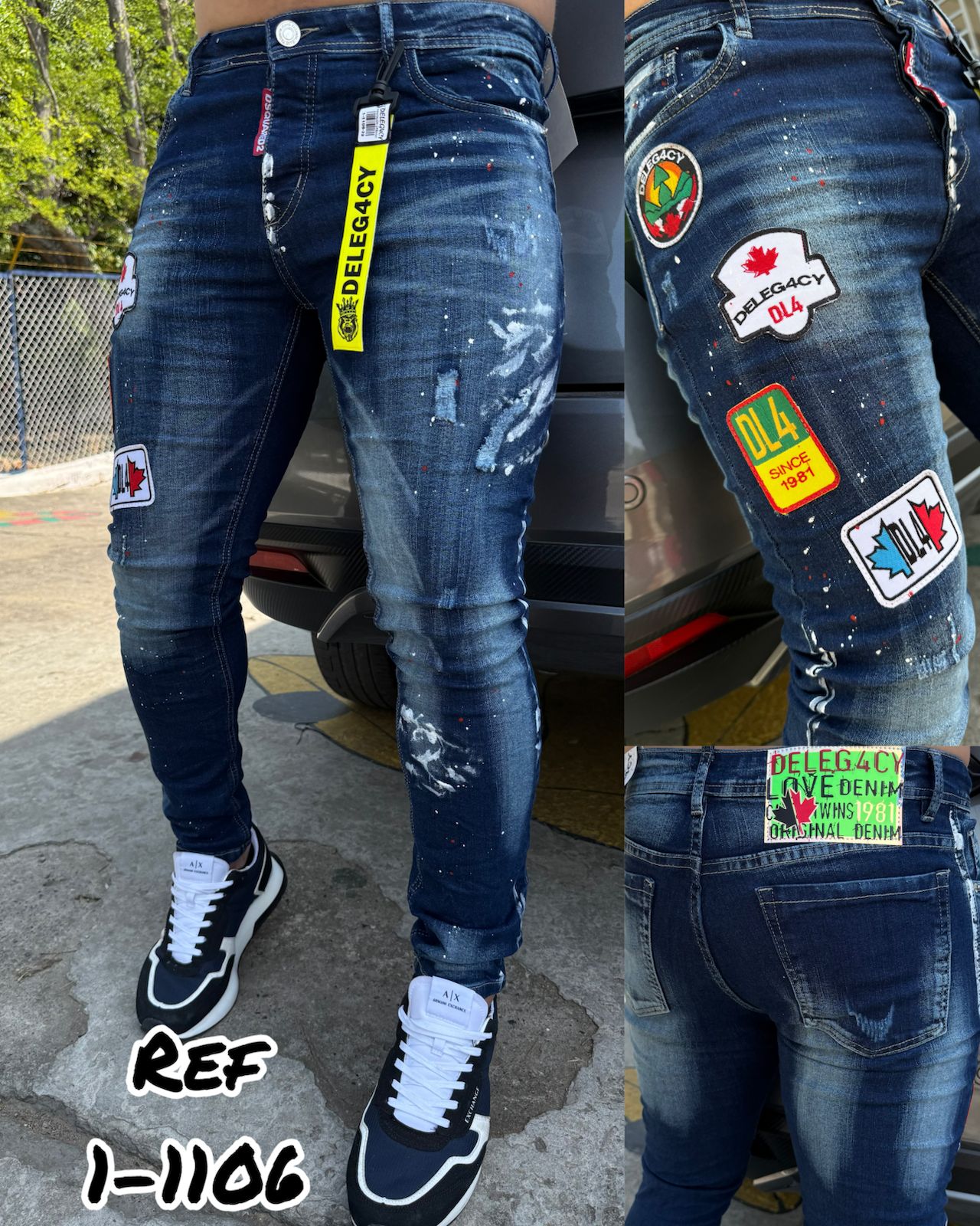 Jeans urbano slim 1-1106
