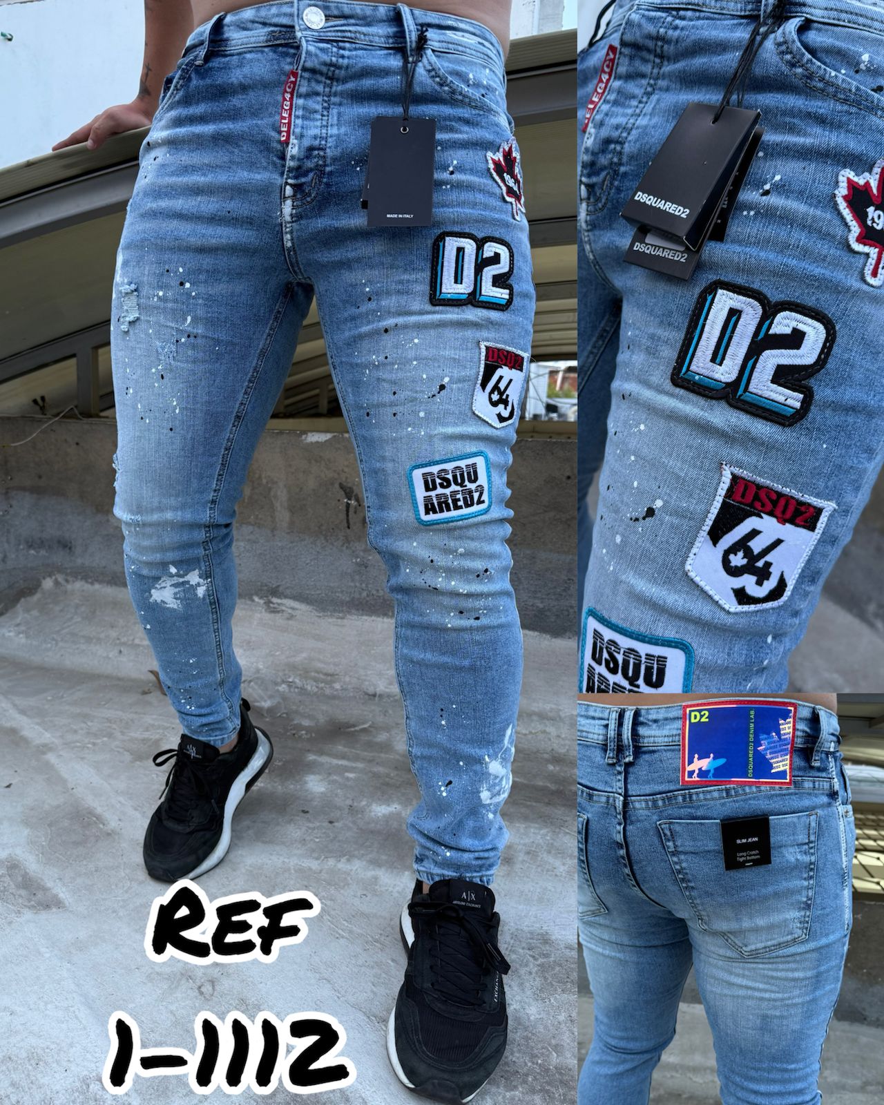 Jeans urbano slim DP-1112