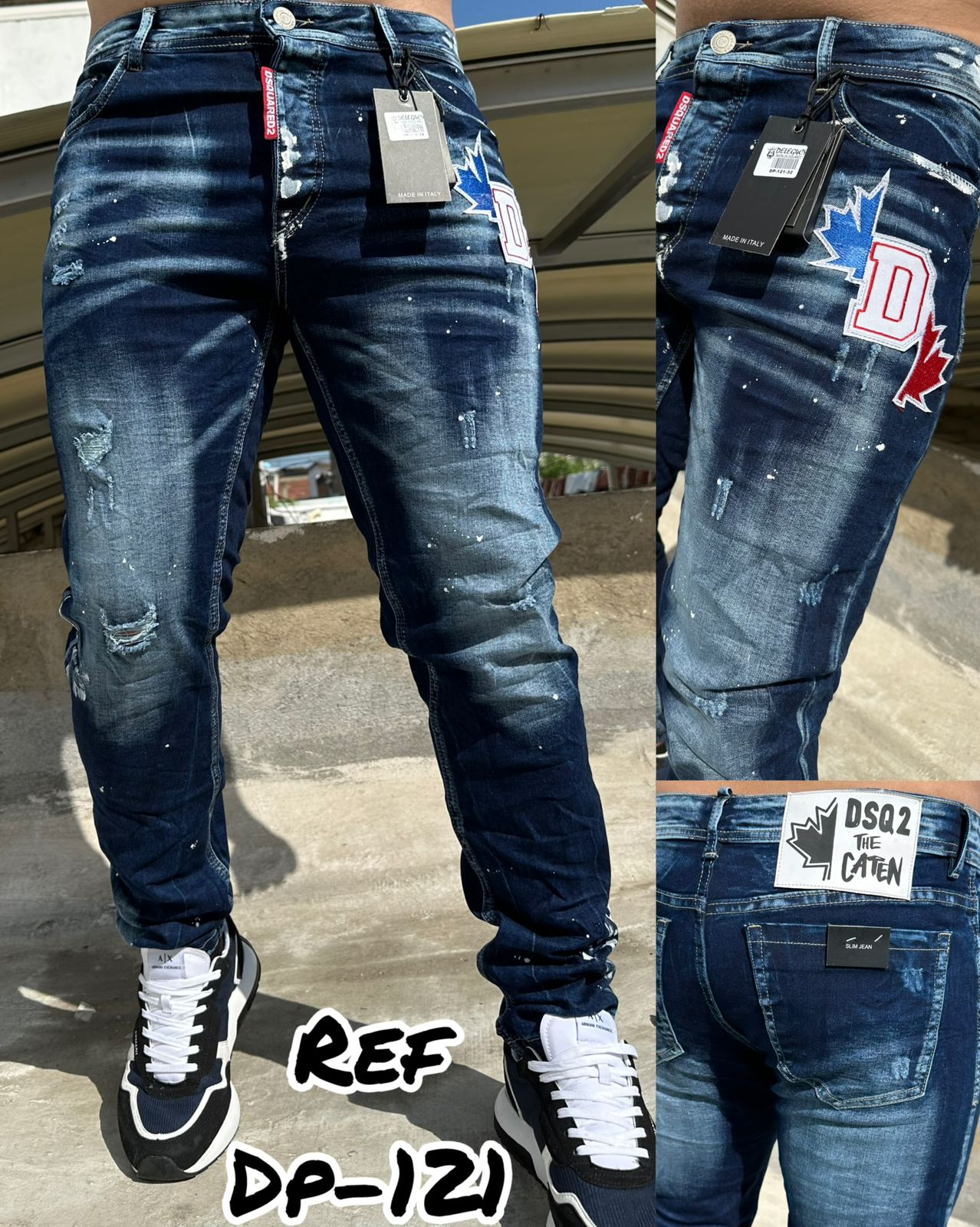 Jeans urbano slim DP-121