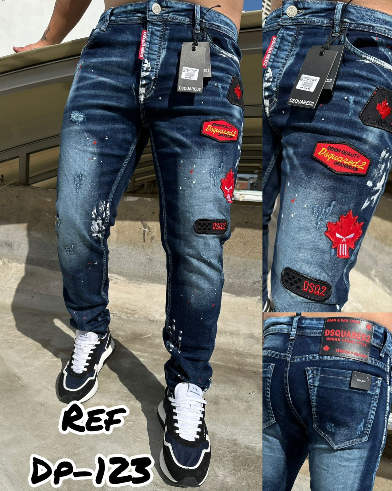 Jeans urbano slim DP-123