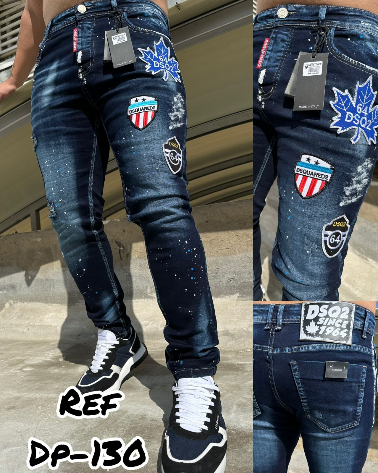 Jeans urbano slim DP-130