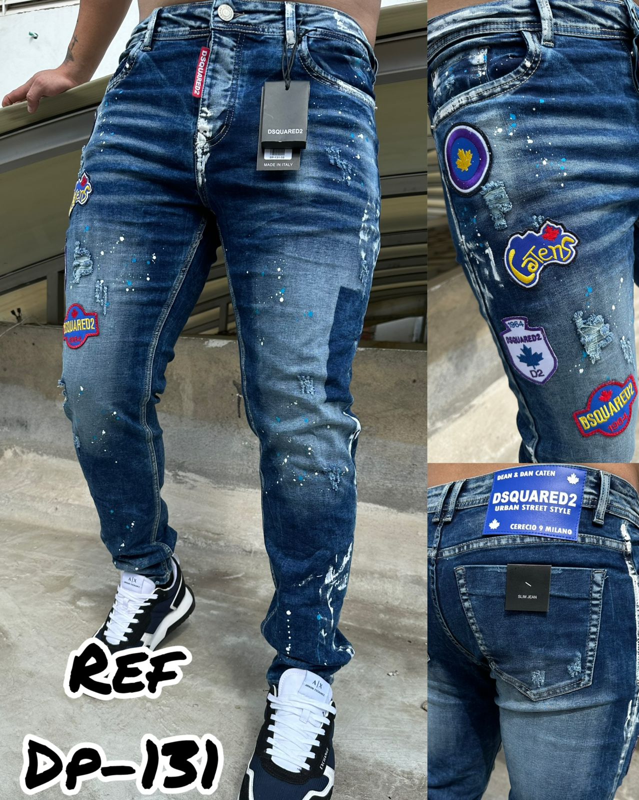 Jeans urbano slim DP-131