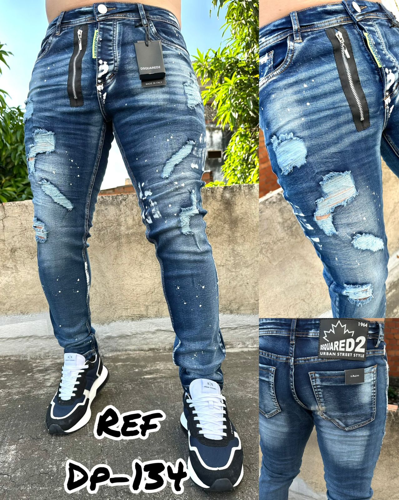 Jeans urbano slim DP-134