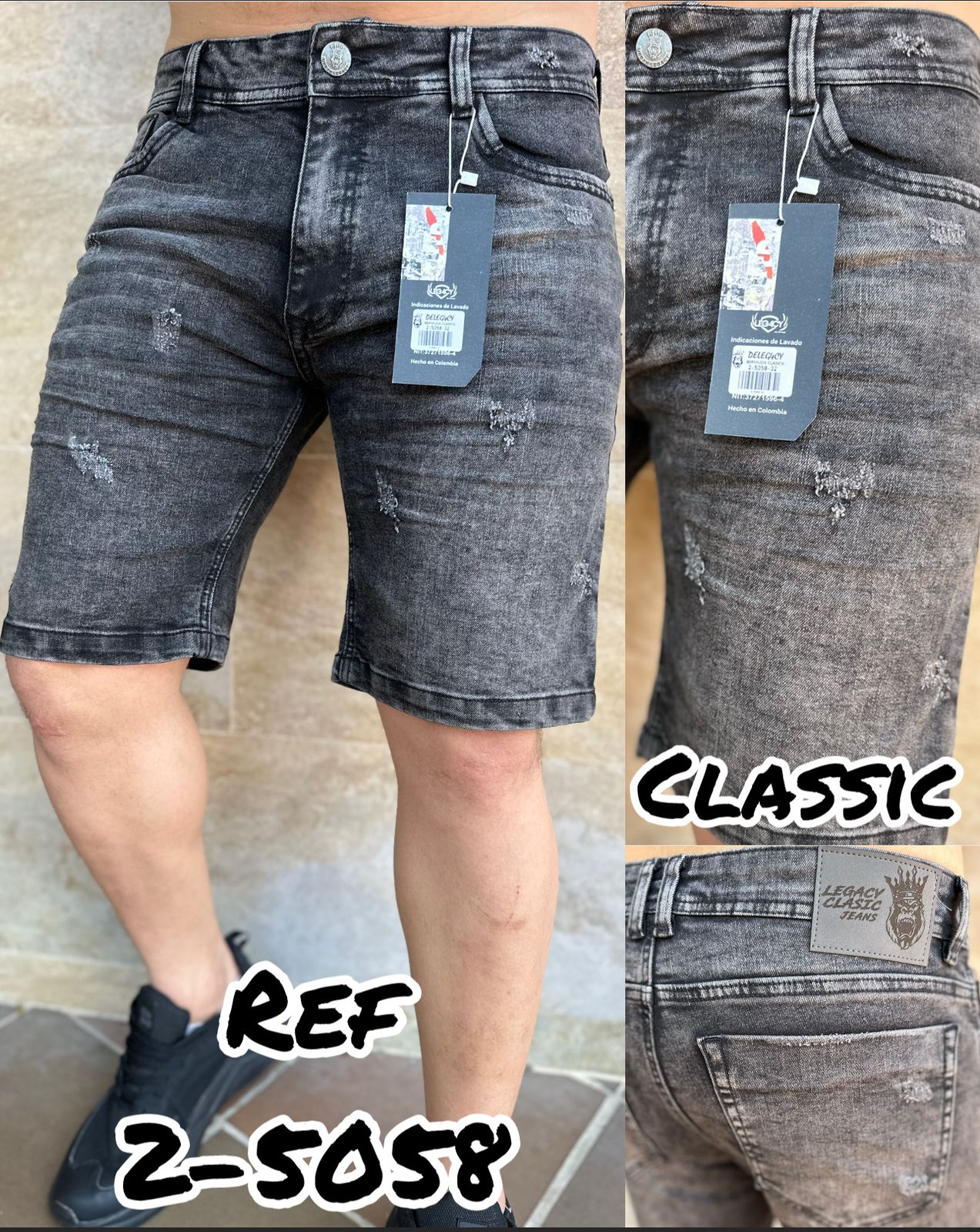 Bermuda clásica slim 2-5058